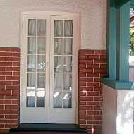 remove varnish and paint external door